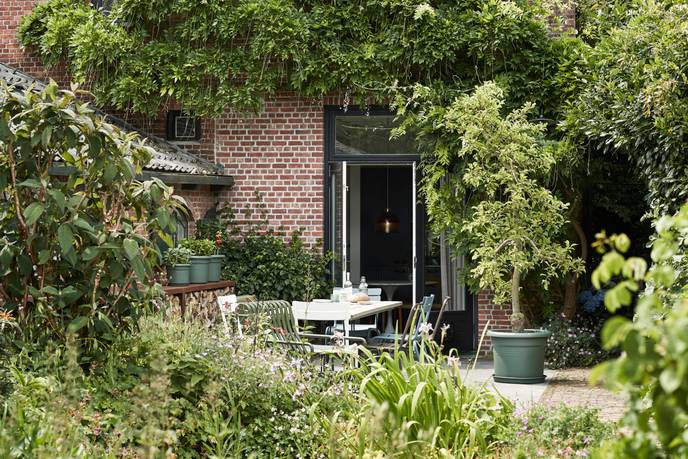 green basics cilinder 80cm blad groen